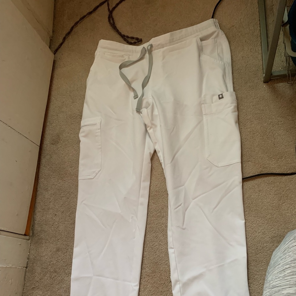 Figs White Scrub Pant